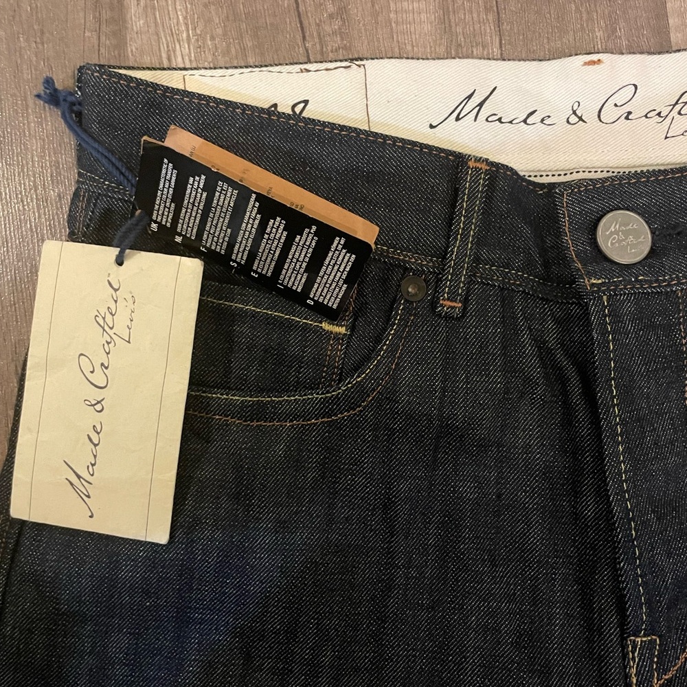 Levi’s Made & Crafted Straight Rigid Denim NWT 28x34